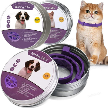 Calming Collar for Dogs and Cats - Anxiety Relief and Protection