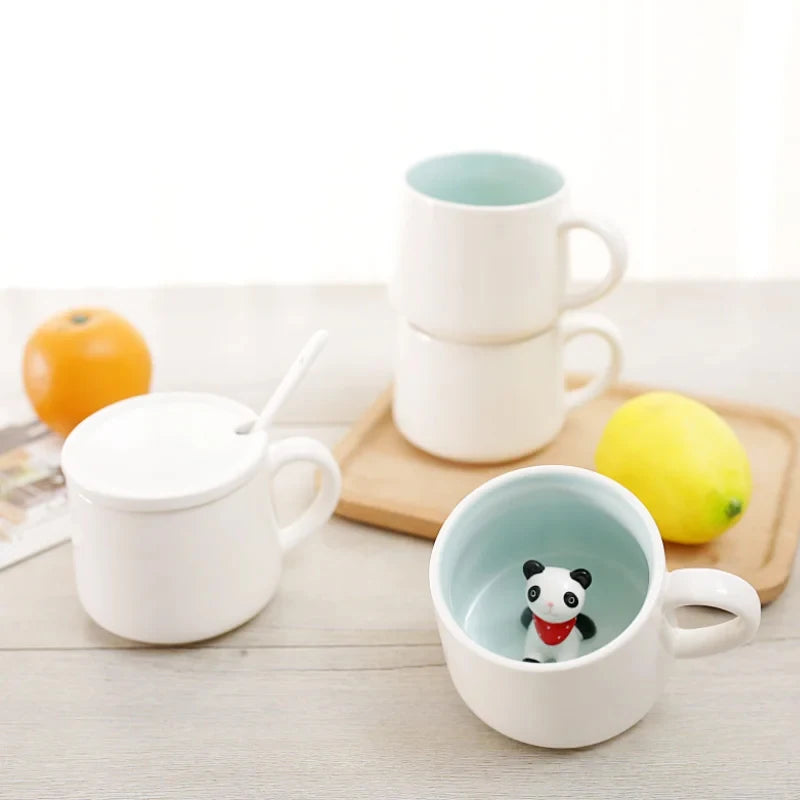 Creative Cartoon Animal Mugs