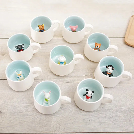 Creative Cartoon Animal Mugs